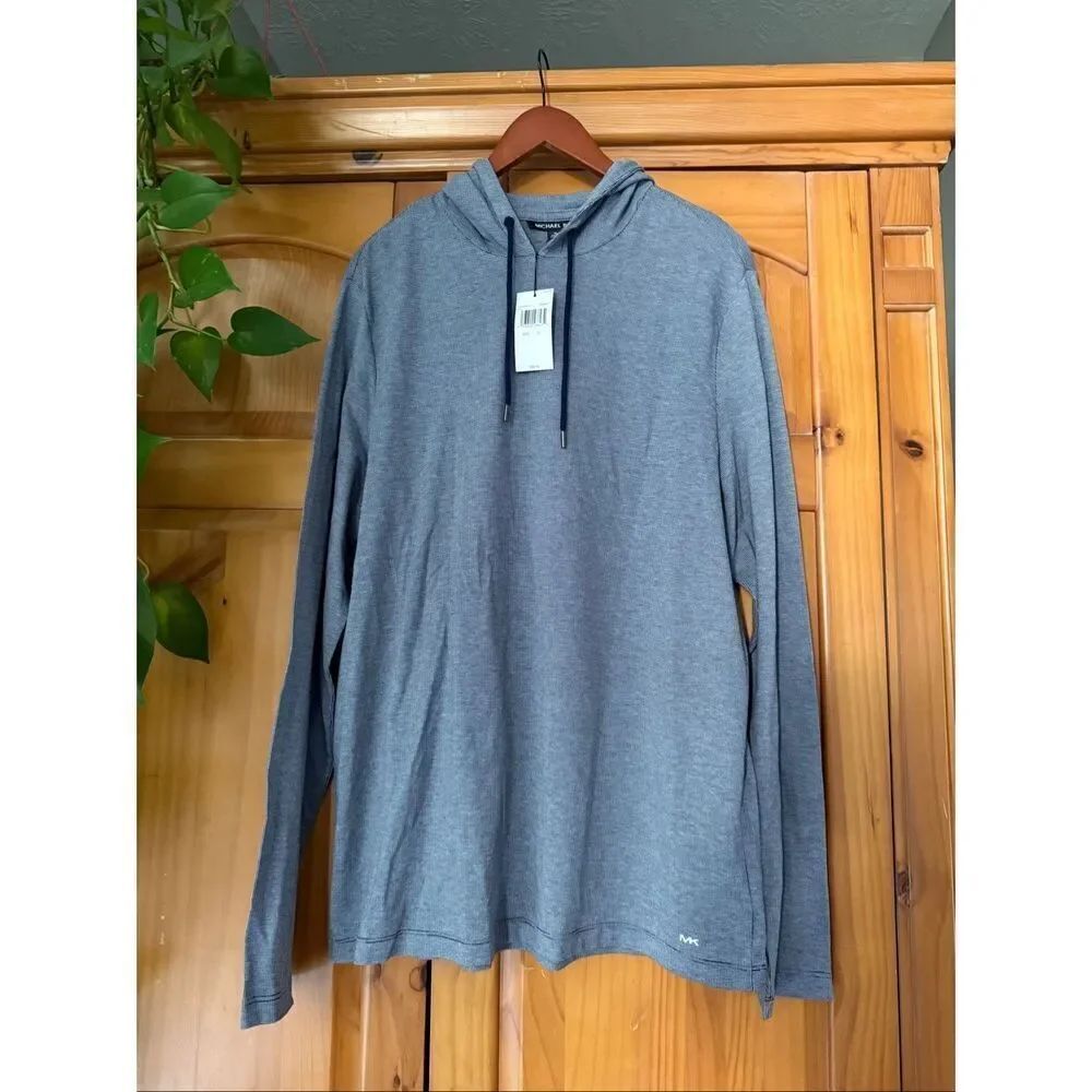 Brand New Michael Kors 100% Cotton Pullover Hoodie, Size XL